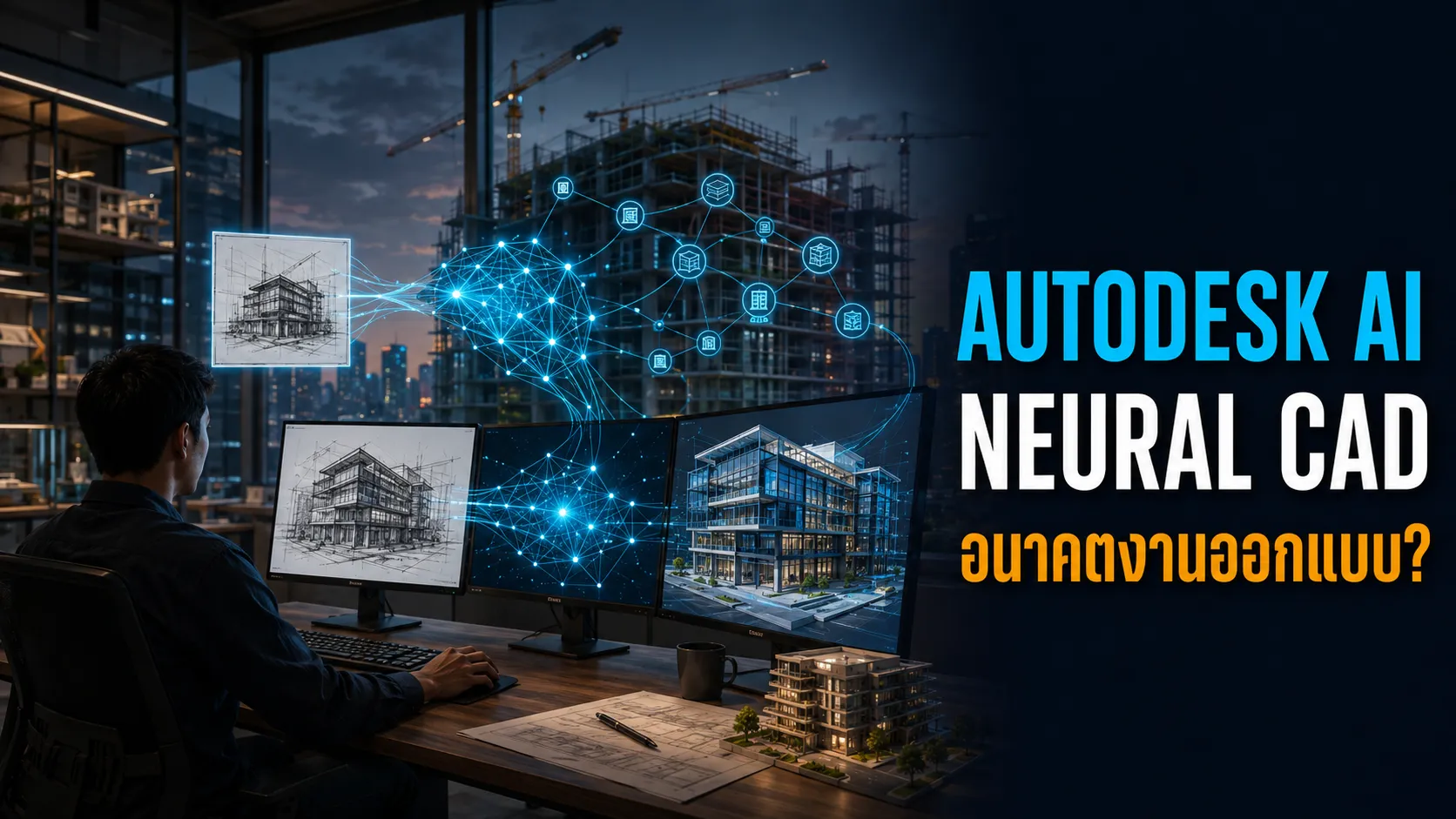 ภาพประกอบคลิป AI ของ Autodesk จะเปลี่ยนวิธีทำงานของสถาปนิก วิศวกร และอุตสาหกรรม AEC ไปในทิศทางใด?