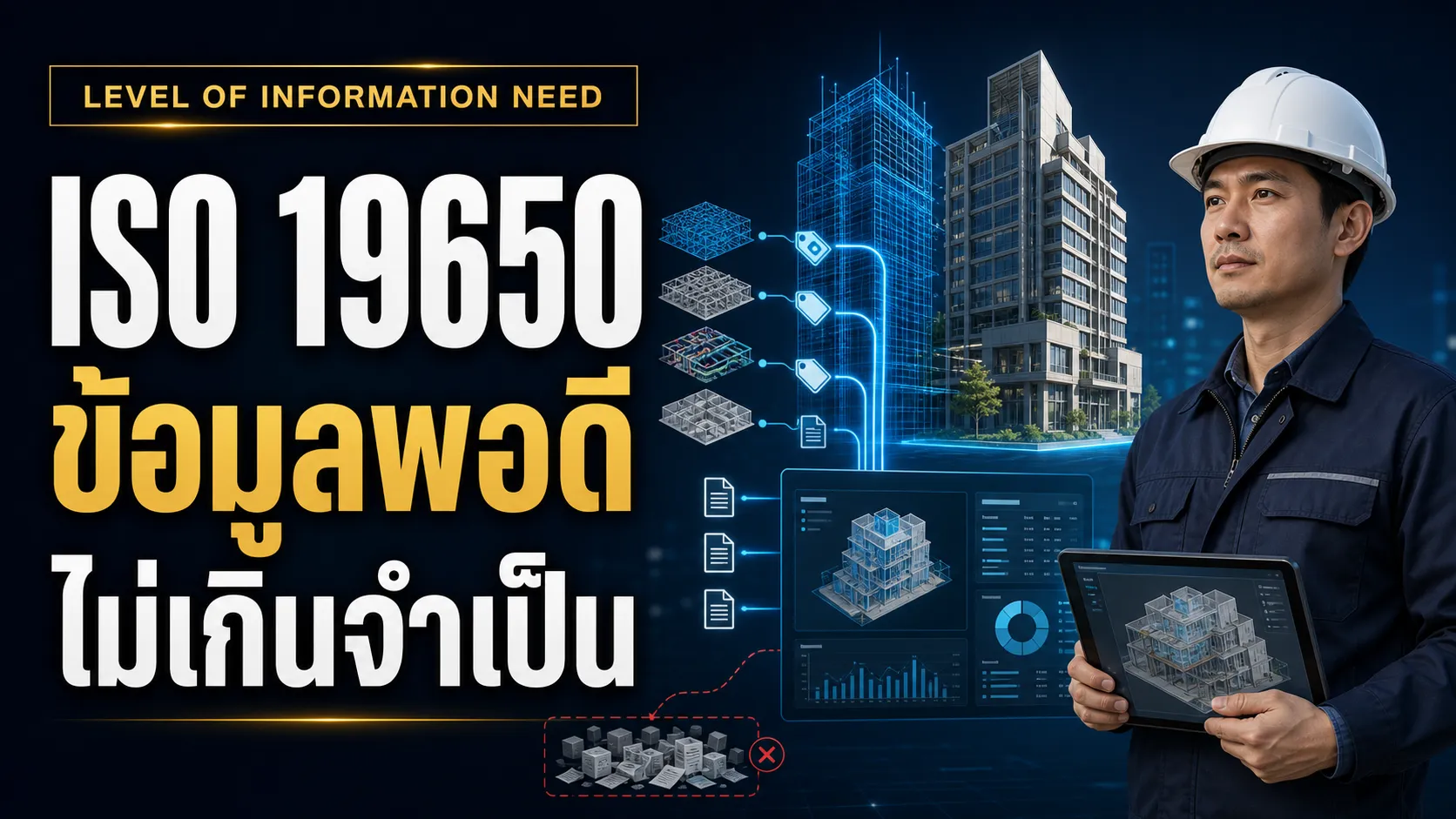 ภาพประกอบคลิป เจาะลึก ISO 19650 2026 Level of Information need